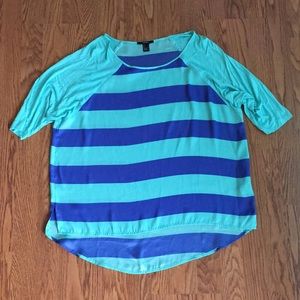 Forever 21 3/4 Stripe Top